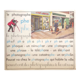 Affiche scolaire Rossignol tableau de lecture – le photographe / une opération