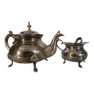 Antique silver teapot