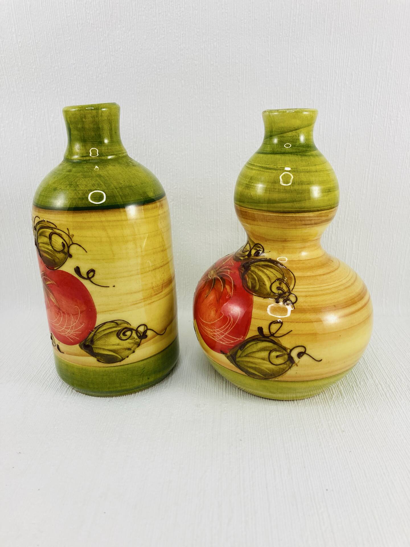 Pair of Bottles or Soliflore Vases Vallauris - Georges Chassin (GC)