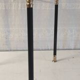 Glass tripod side coffee table - 60s/70s