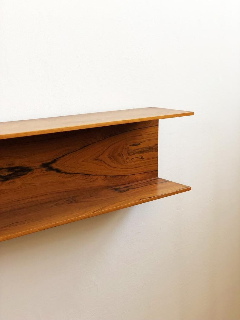 Walter Wirz "Regal" wall shelf for Wilhelm Renzen teak