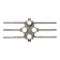 Vintage brutalist wall sculpture, 1970s
