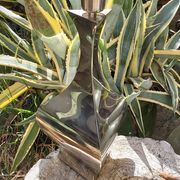 70s stainless steel lamp design