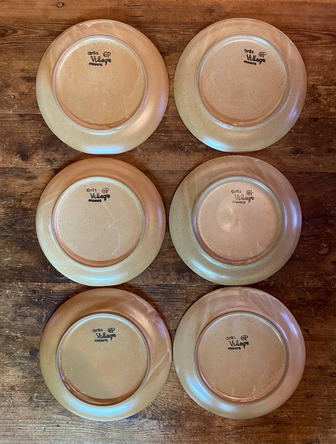 CNP stoneware plates
