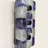 Vintage Murano glass wall lamp sconce Albano Poli Poliarte