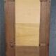 Important antique coat rack in solid walnut