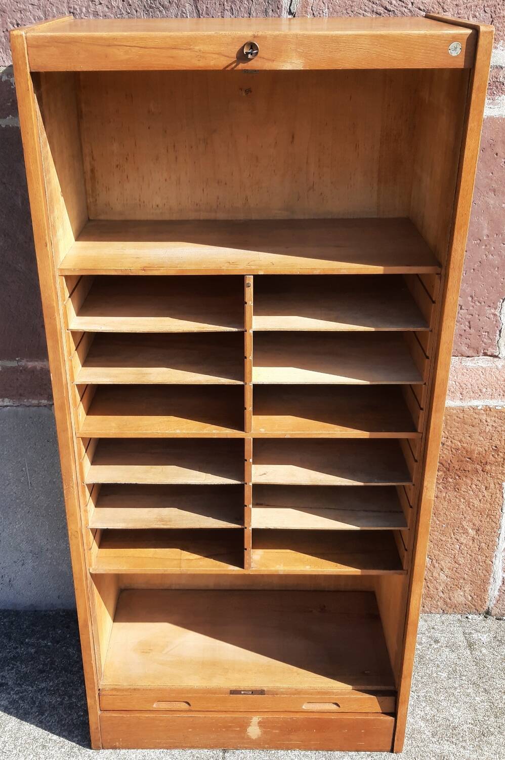 "JB" sliding curtain (notary) filing cabinet