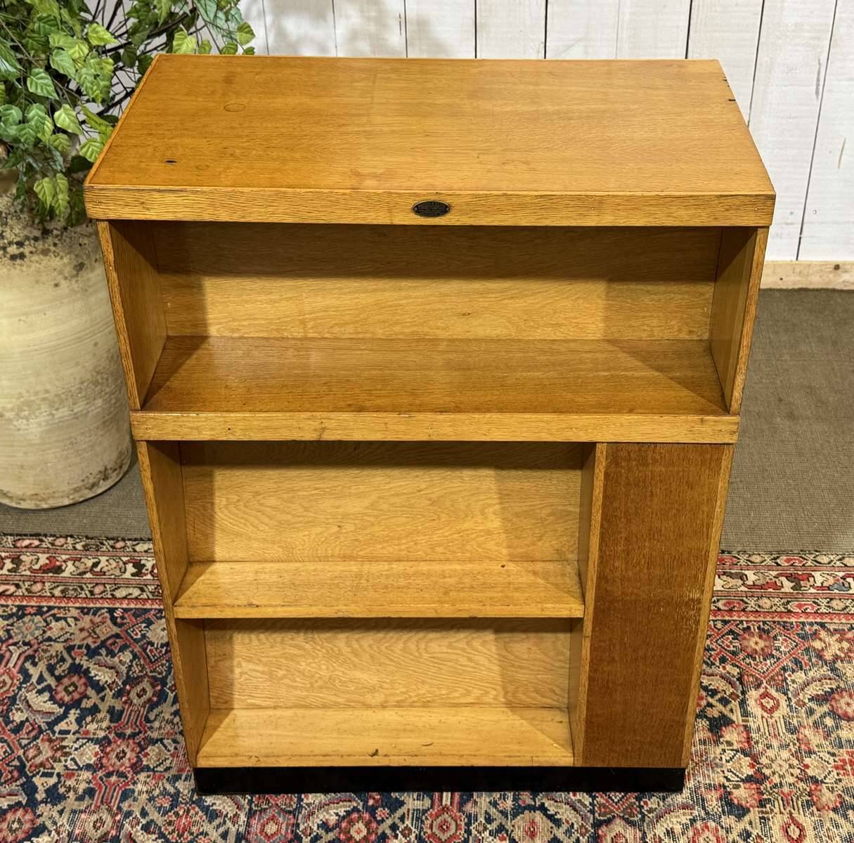 Etagère bibliothèque d'école en chêne double face