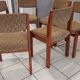Suite of 6 vintage Baumann dining chairs 1970
