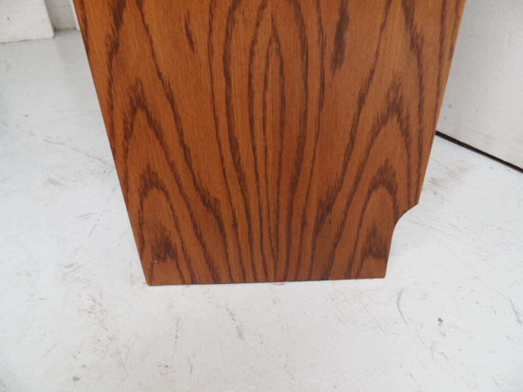 Vintage oak open bookcase