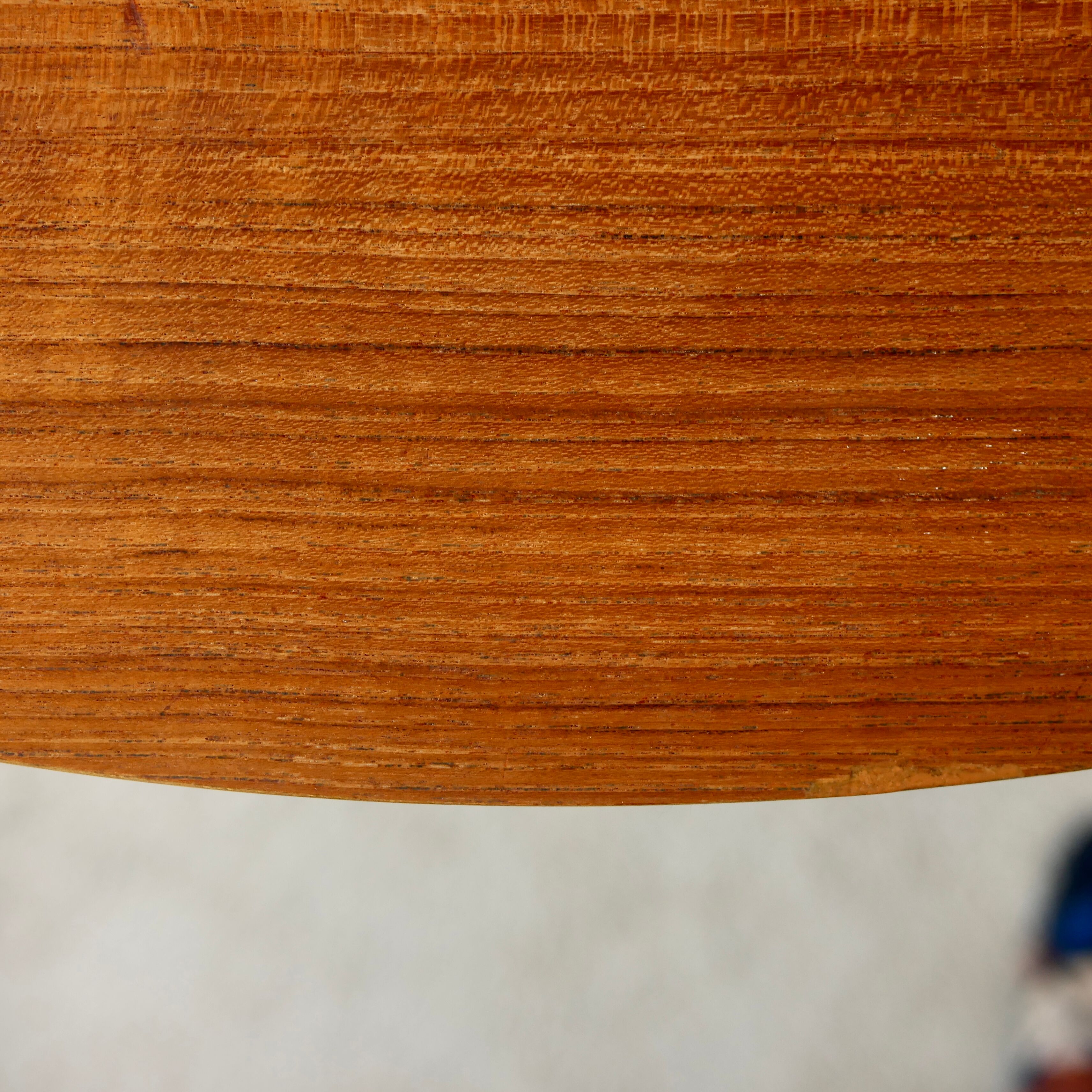 Scandinavian style teak table with butterfly extension