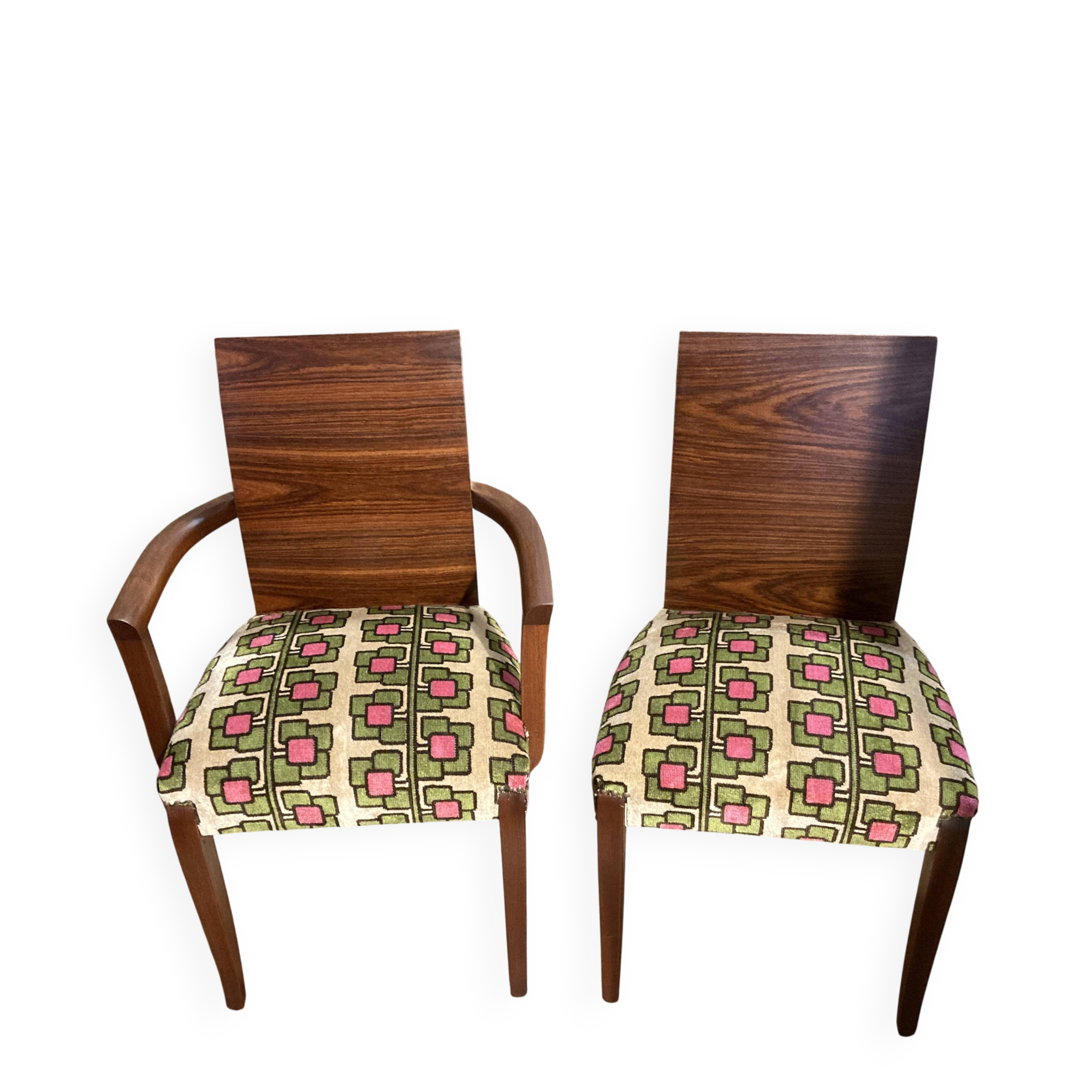 Fauteuil et chaise Art Déco