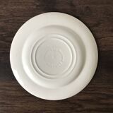 Set of 6 English dessert plates, in ironstone ceramic, flower patterns