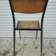 School mullca 510 foot spindle vintage chair