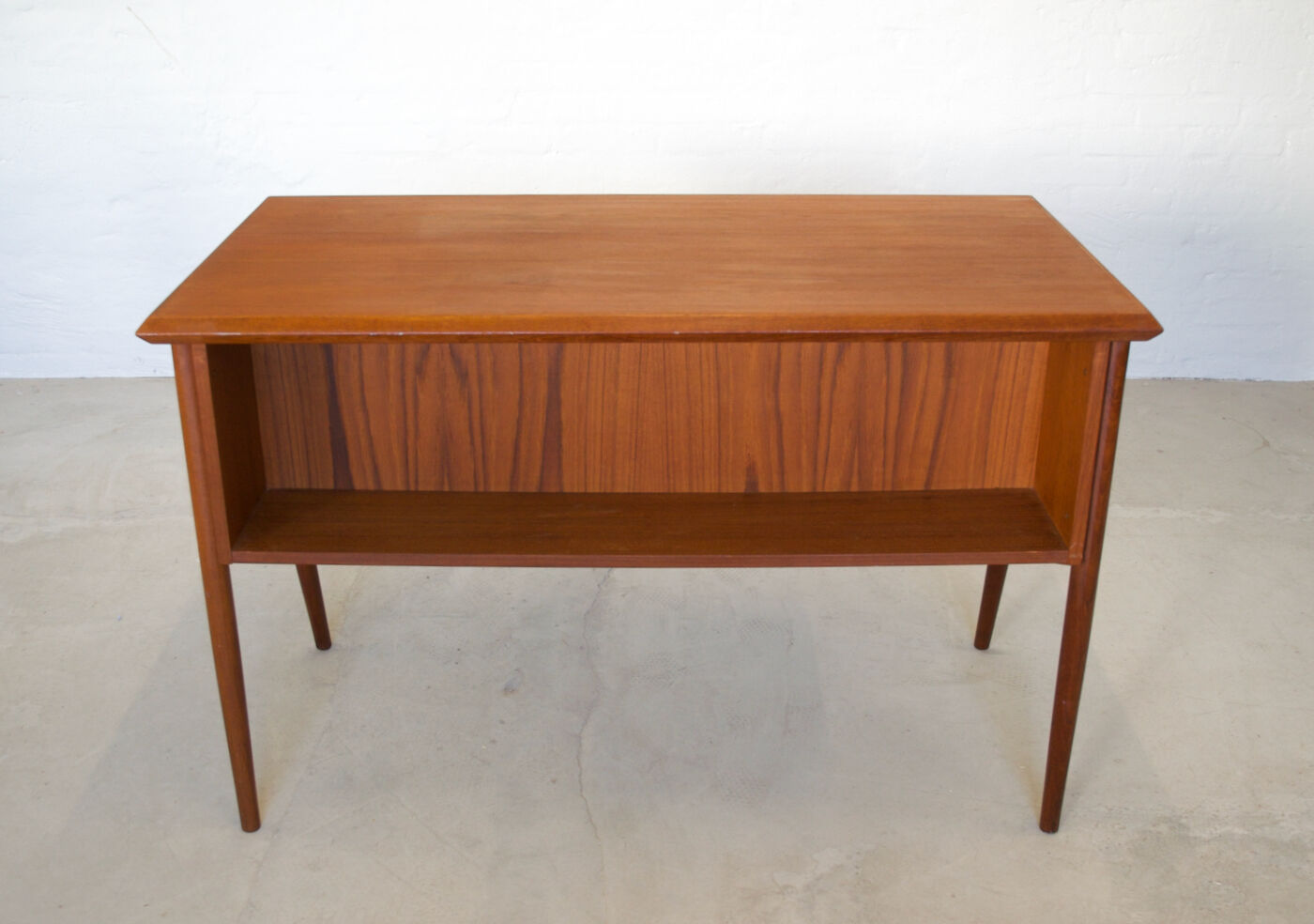 Danish Teak Desk By Gunner Nielsen for Tibergaard