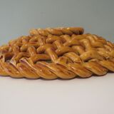Woven ceramic fruit cup, early twentieth century