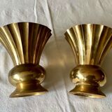 Paire de vases en bronze