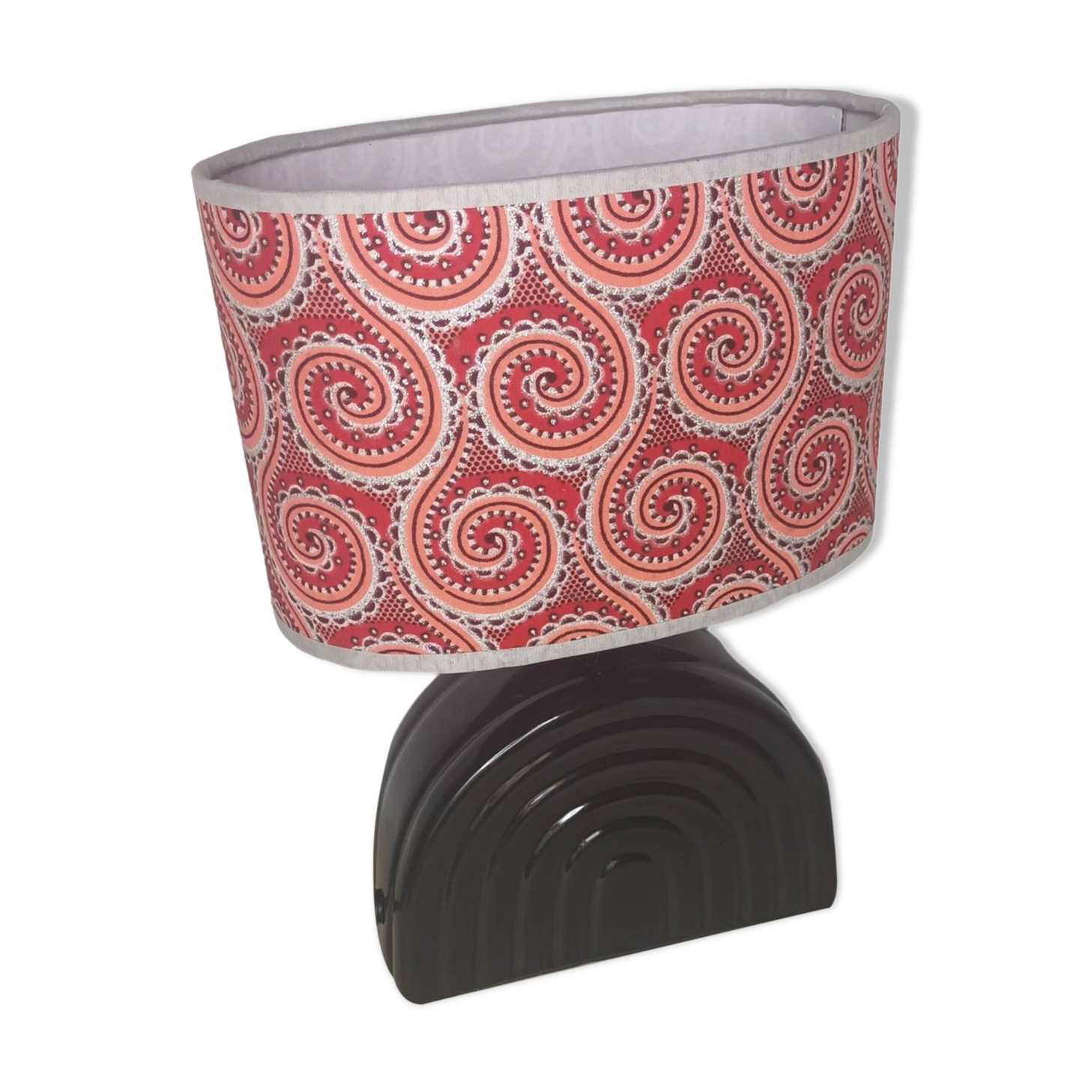 UJANA black ceramic table lamp