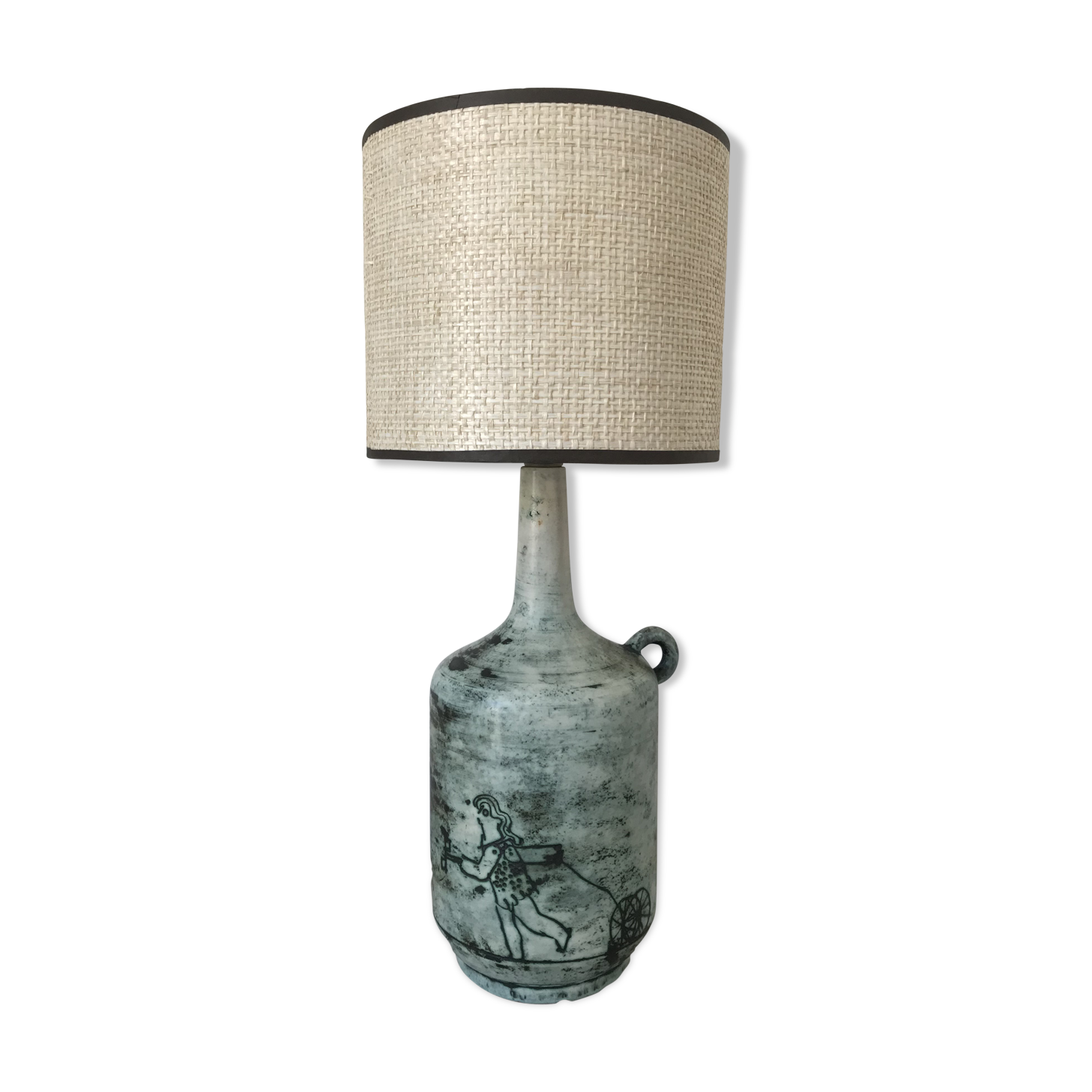 Jacques Blin lamp signed "J Blin" 1950