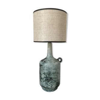 Jacques Blin lamp signed "J Blin" 1950