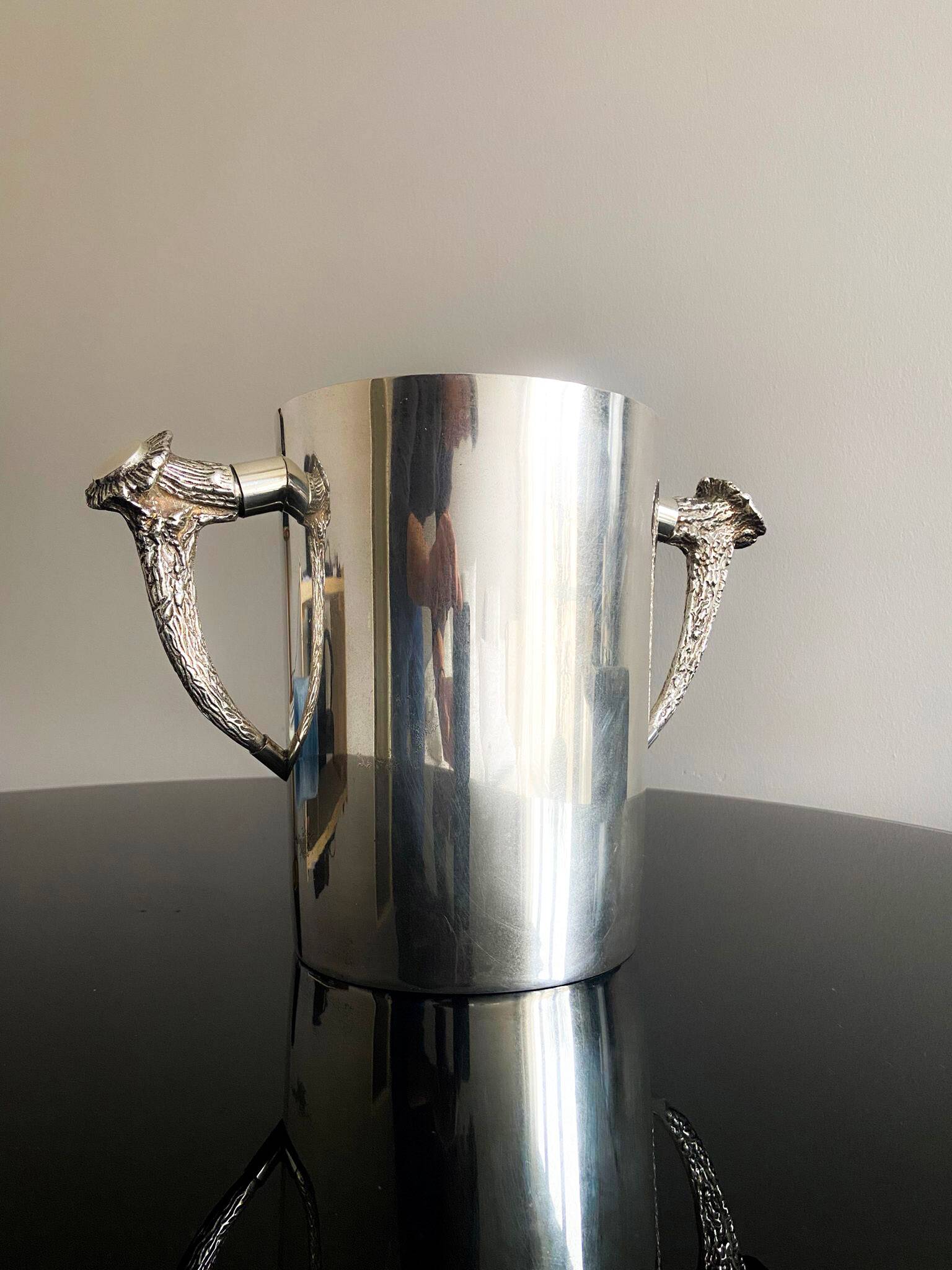 Un secchiello per il ghiaccio placcato in argento ralph lauren