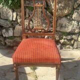 Paire de chaises de style Louis XVI époque  XIX siecle