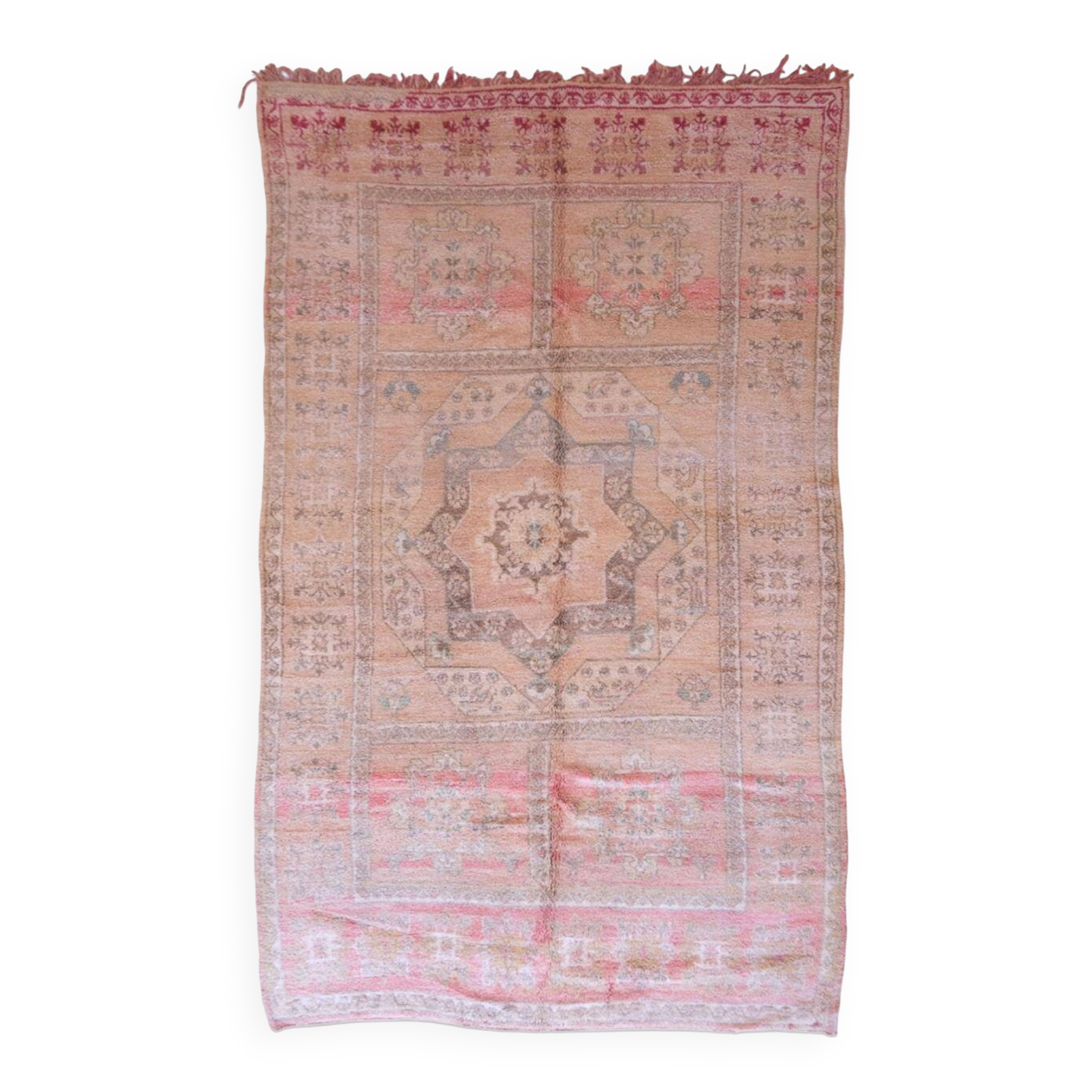 Vintage Berber Rug - 413 x 225 cm