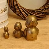 Vintage Solid Brass Ducks