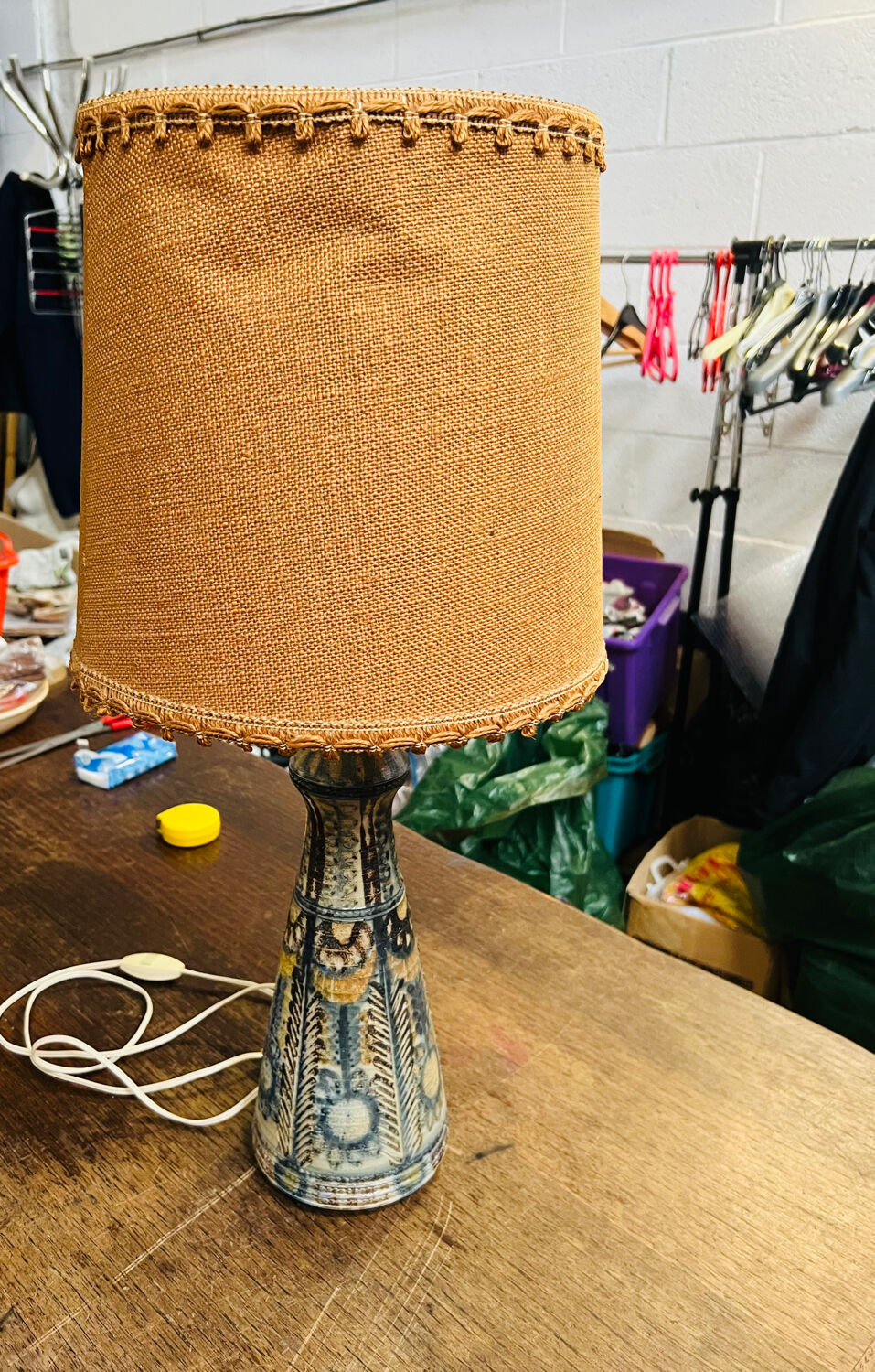 Magnificent vintage lamp signed by Jean-Claude Courjault.