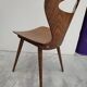Chaise Baumann de bistrot modèle "fourmi" vintage 1950