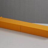 Wall shelf tablet with drawers, plastic Grosfillex 1970s Space Age