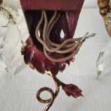 Wall sconce with pendants in Louis XV style