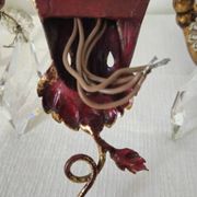Wall sconce with pendants in Louis XV style