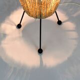 Space Age Rocket Floor Lamp with a Braided String, Former Czechoslovakia, 1960s