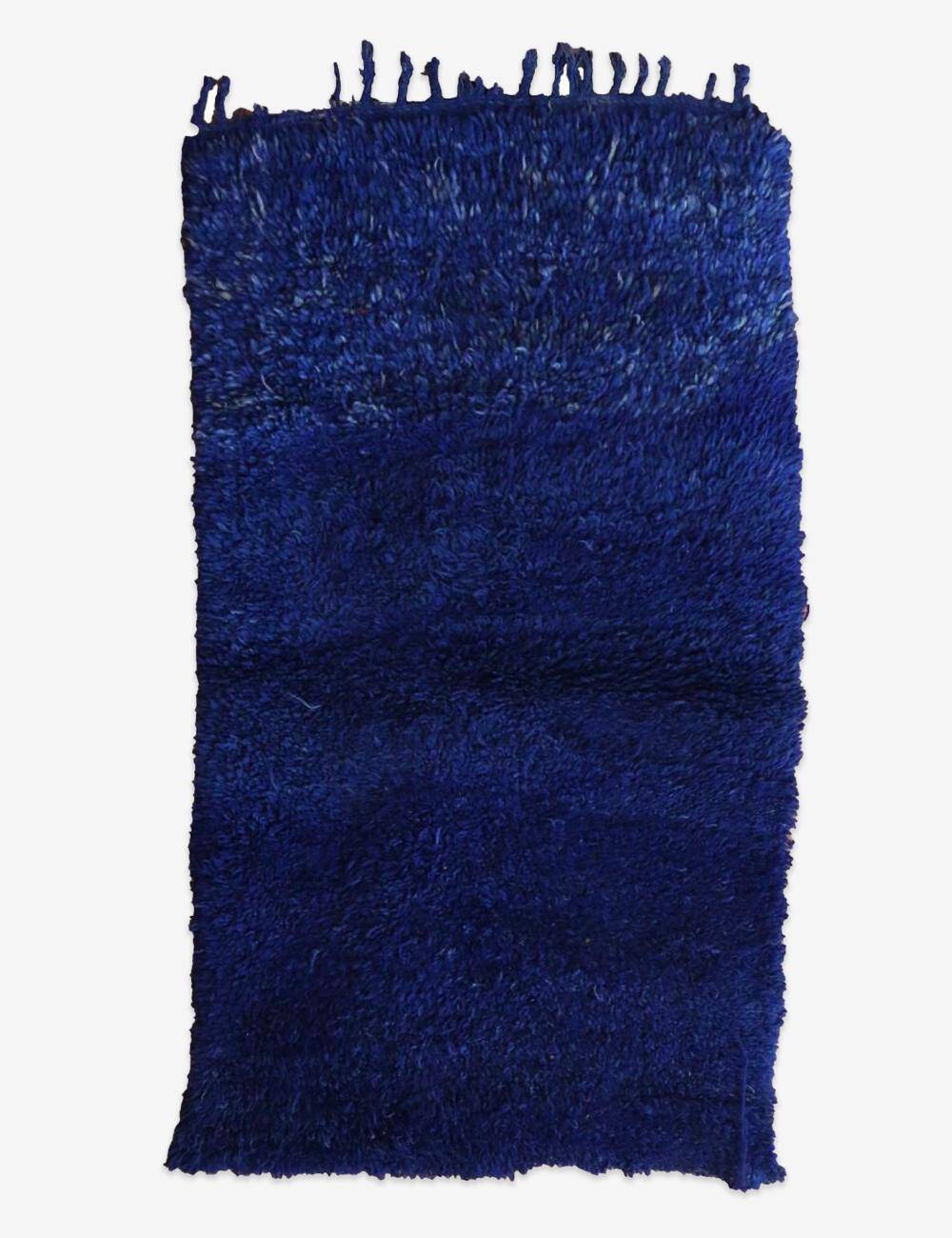 Indigo Berber rug - 167 x 100 cm