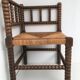 Fauteuil d'angle ancien vintage