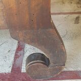 Empire style curved bench