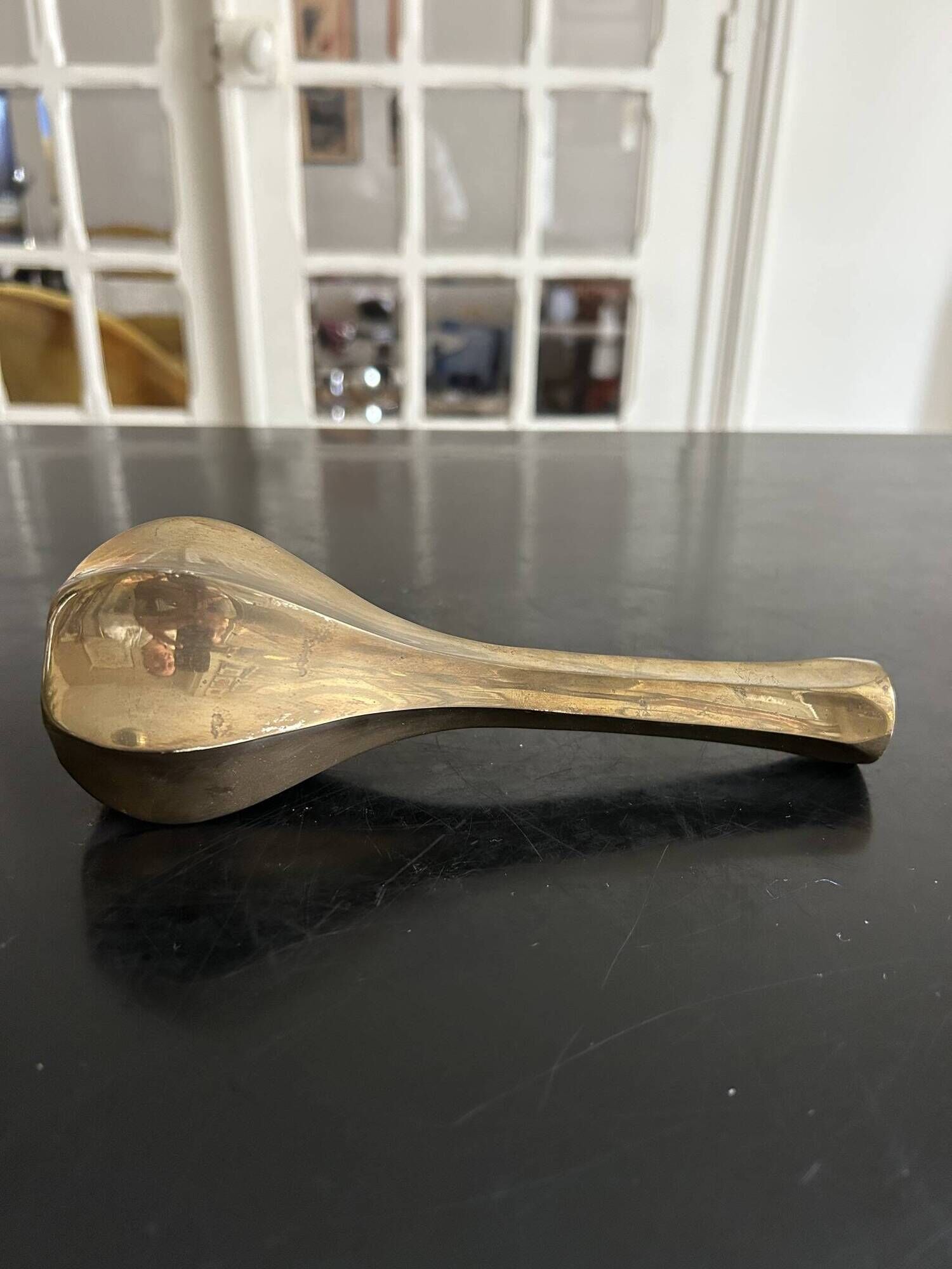 vintage brass vase