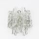 1 of 2 Large Kalmar Murano Wall Sconces, Austria, 1960s