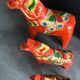 Set of 3 wooden dalecarlie horses