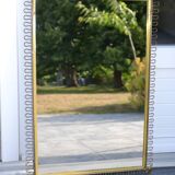 Large golden mirror