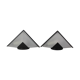 Pyramid Lamp 1980 vintage German x2