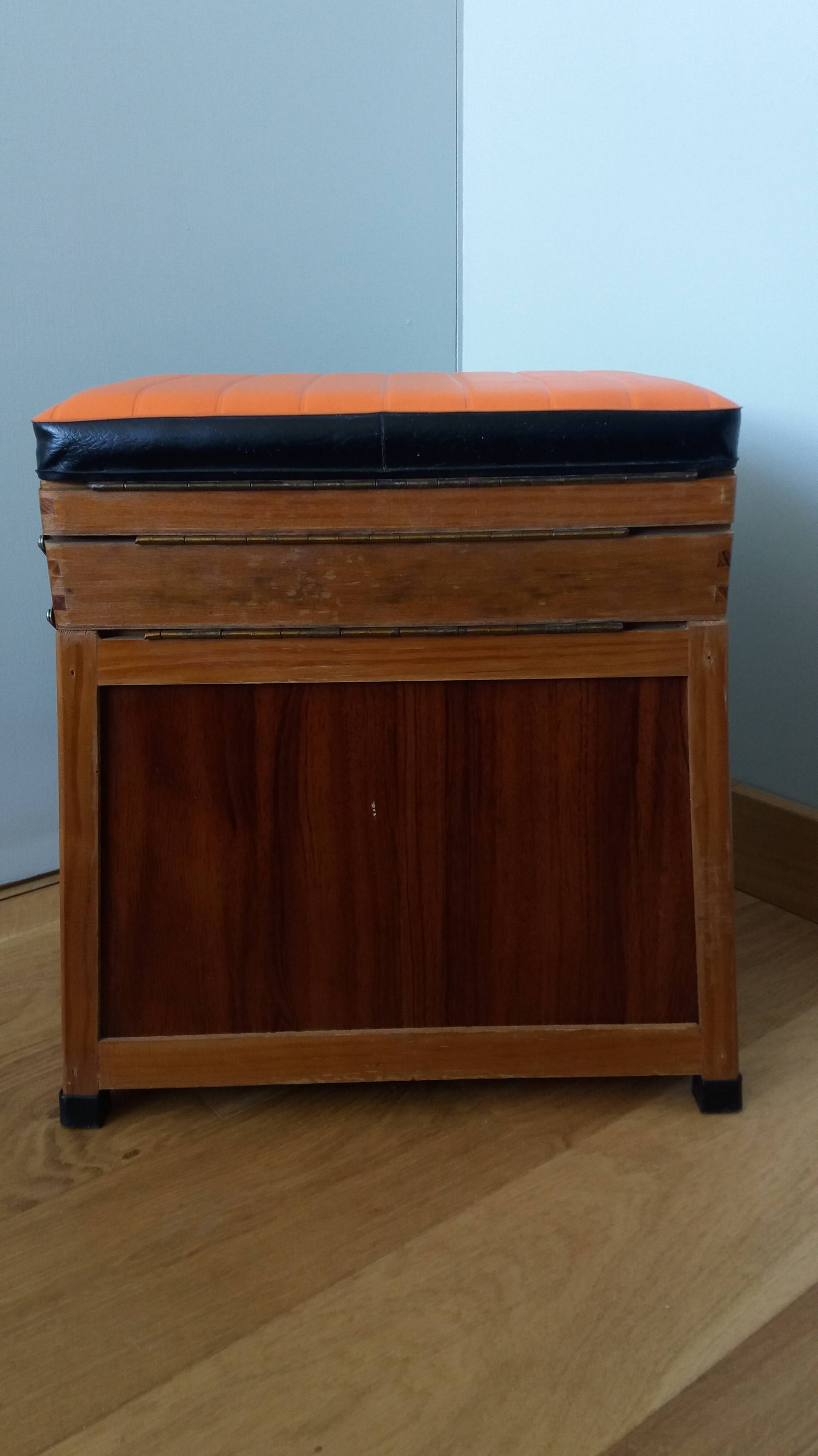 Fisherman's stool storage chest