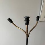 iron and brass floor lamp from the 50s