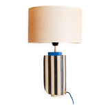 Hepburn Blue Stoneware Lamp