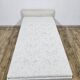 Vintage Upholstered Single Bed with Mattress and Frame 100x190 cm, 60s/70s