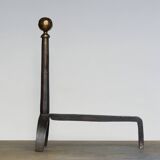 Monumental chenets for fireplace - Italian production - Minimalist design