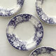 4 Sarreguemines "Jardinière" ironstone soup plates