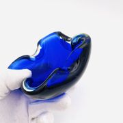Murano Sommerso Cobalt Blue Dish - 1960