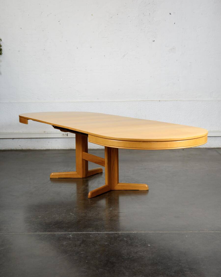 Light oak dining table